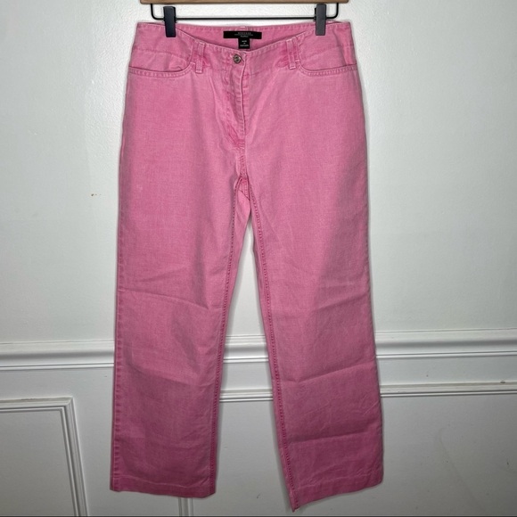 Weekend Max Mara Pink Cotton Pant - Picture 1 of 9